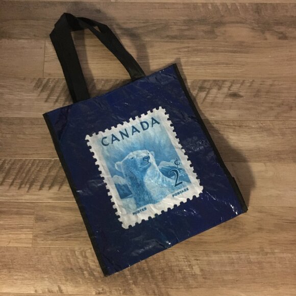 Canada Post 'Polar Bear Postage' Reusable Bag - Picture 4 of 8